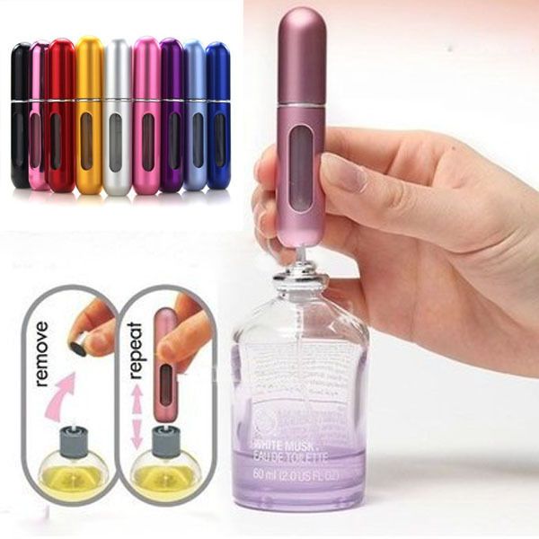 2pcs/set Portable Refillable Perfume Atomizer