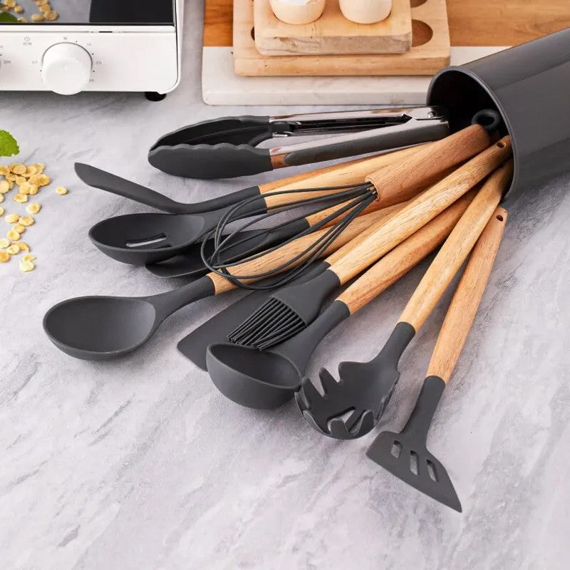 12 Pcs Silicone Kitchenware Set