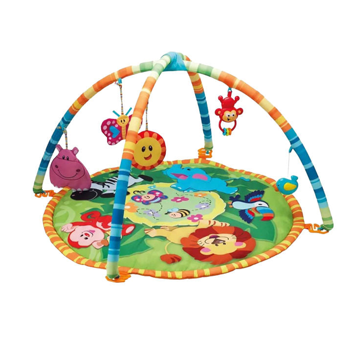 Baby play mat with hanging toys