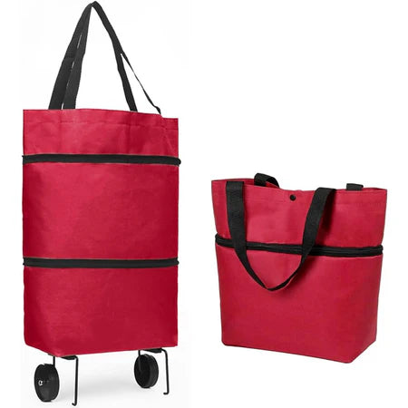 Foldable Trolly bag with Wheels