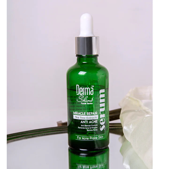 DERMA SHINE SKIN CLEAR (DUO) MIRACLE REPAIR ANTI-ACNE SERUM AND CREAM