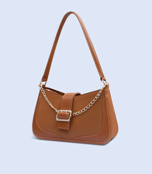 Women Shoulder Bag-Tan