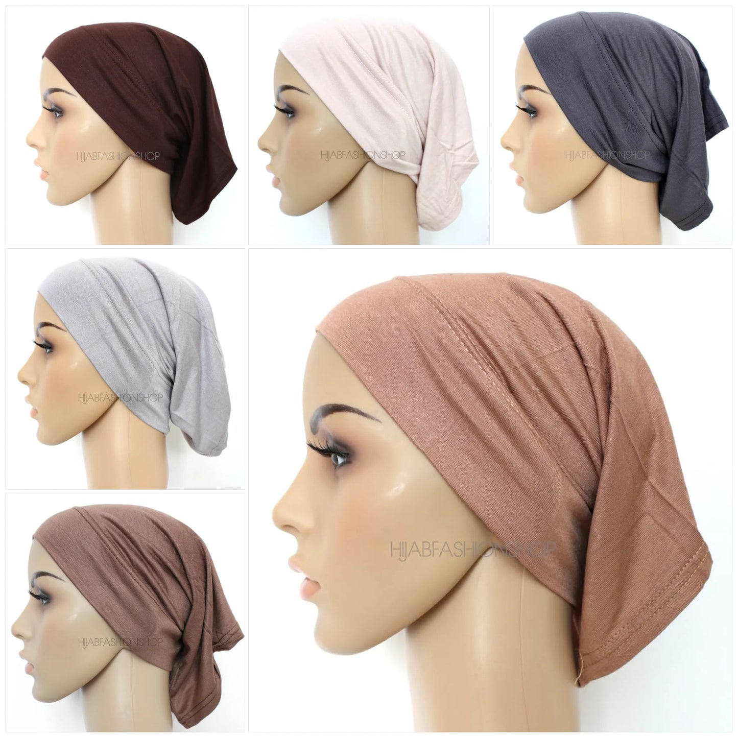 12 Pieces Under Scarf Hijab Cap