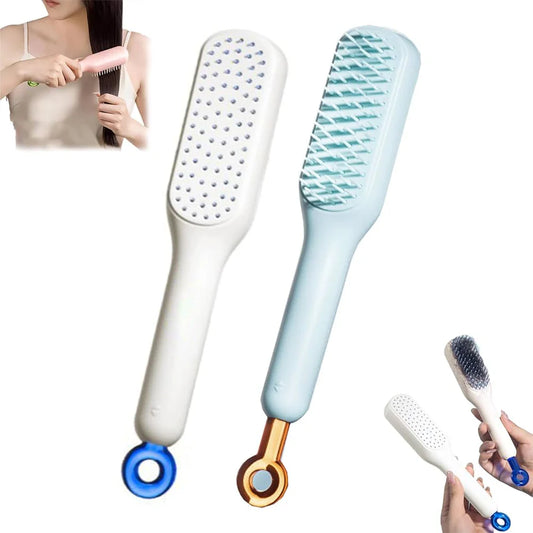 Self Cleaning Magic Retractable Hair Brush