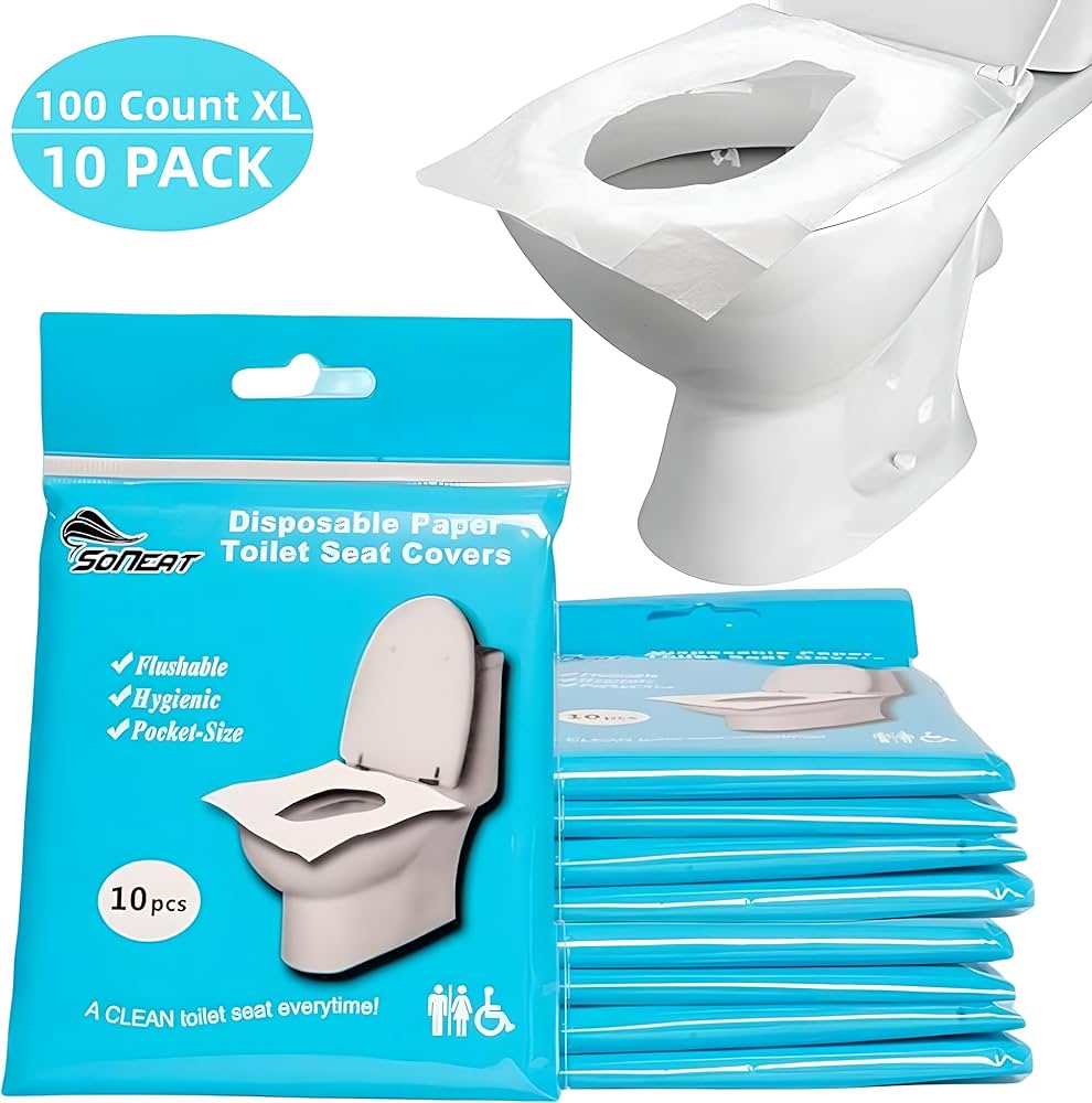 10 Pcs Disposable Toilet Seat Covers