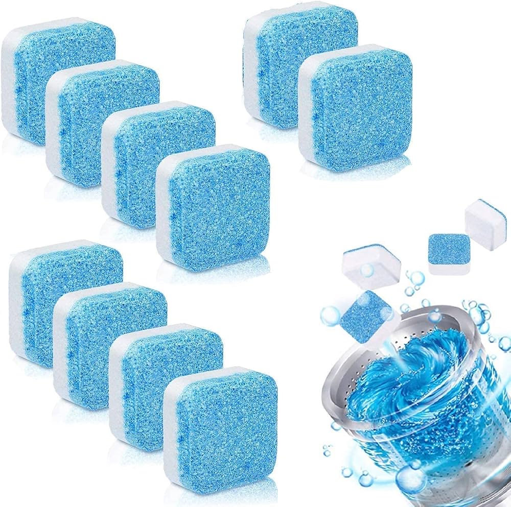 12 pcs Washing Machine Cleaning Tablets