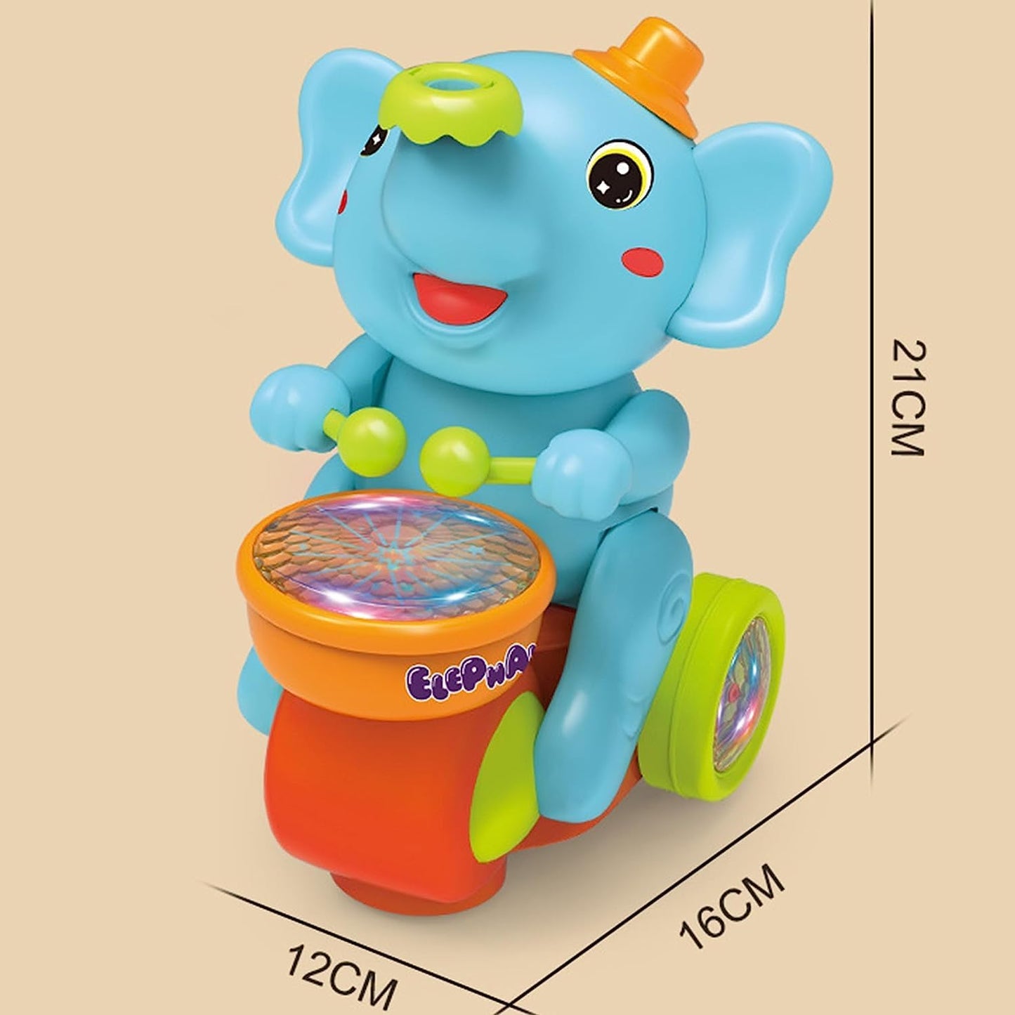 Musical Walking Elephant Toy