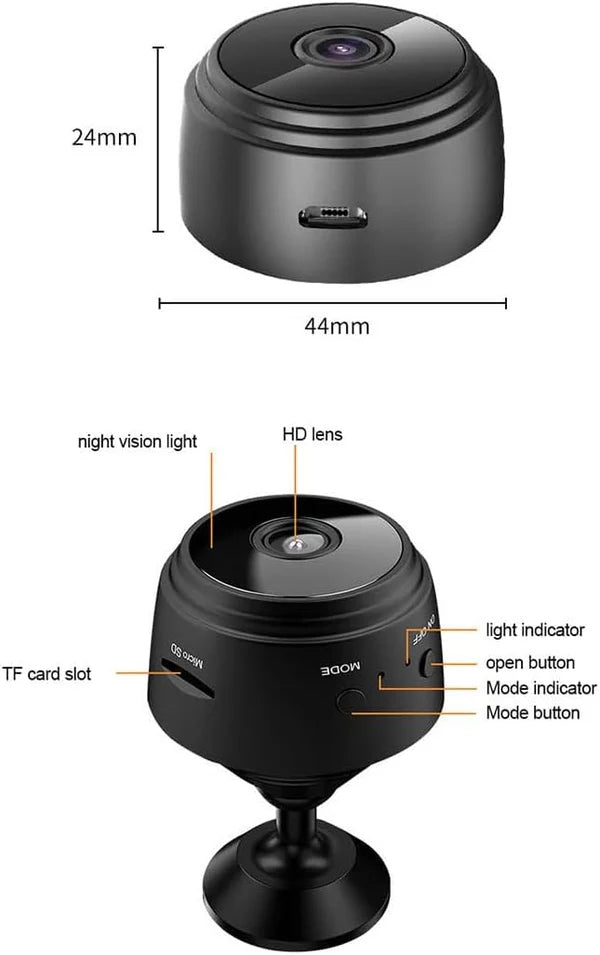 V380 WiFi Mini Camera HD 1080p