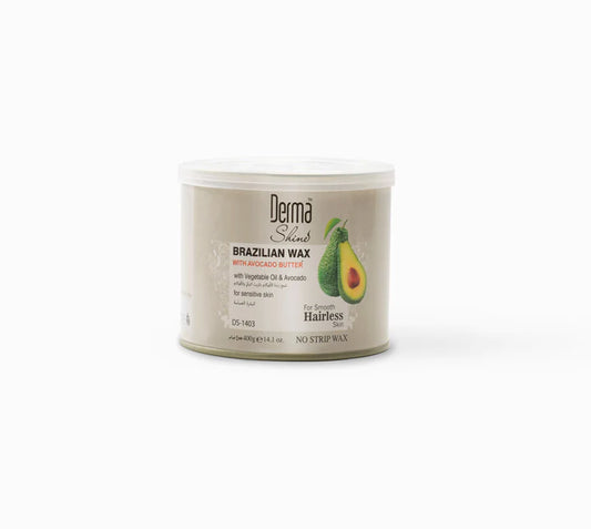 DERMA SHINE BRAZILIAN WAX WITH AVOCADO BUTTER–400 G