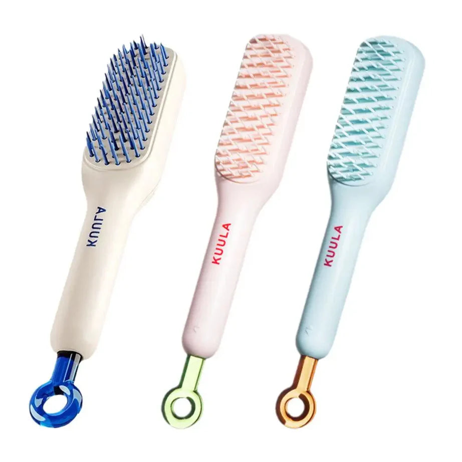 Self Cleaning Magic Retractable Hair Brush