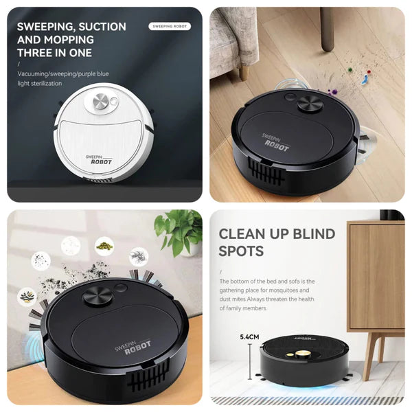 3in1 Sweeping - Suction - Mopping Robot (Random Color)