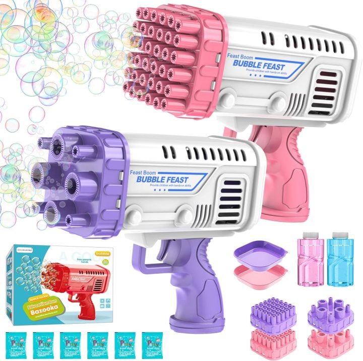 36 Holes Automatic Bubble Gun for Kids