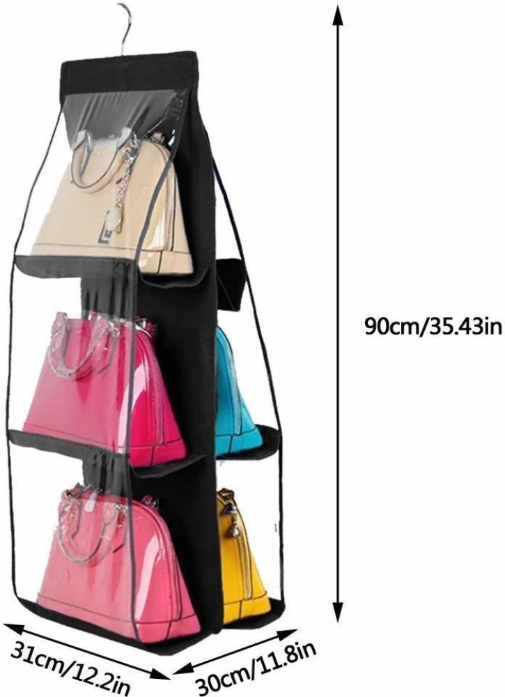 6 Pockets Hanging Purse Handbag Organizer (buy 1 get 2 free)