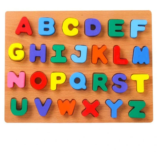 Puzzle Board Wooden And acrylic ABCD