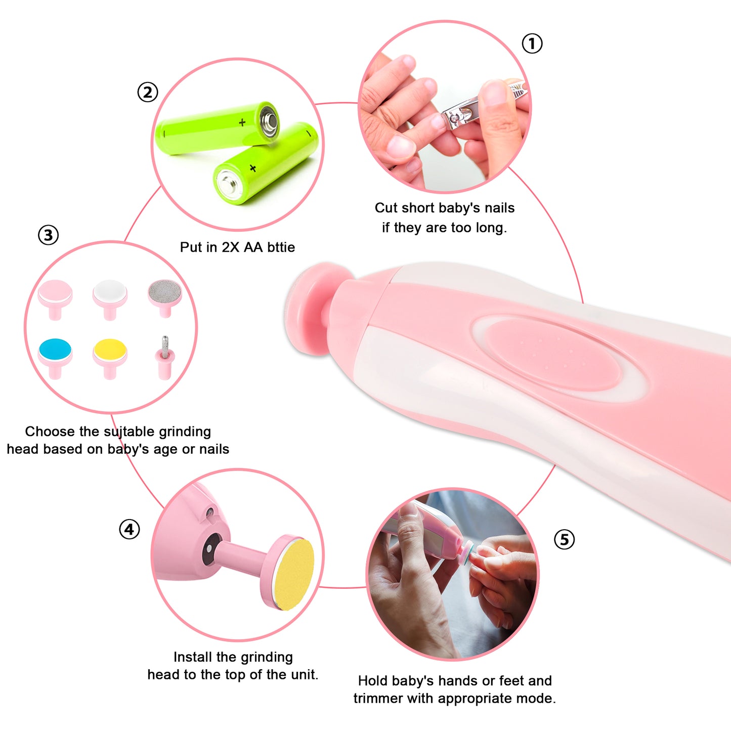 Baby Electric Nail Trimmer