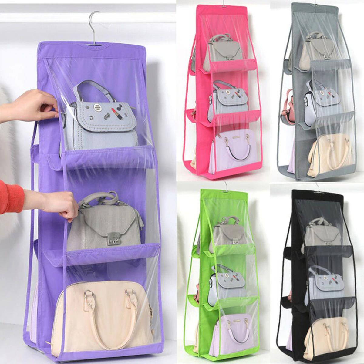 6 Pockets Hanging Purse Handbag Organizer (buy 1 get 2 free)