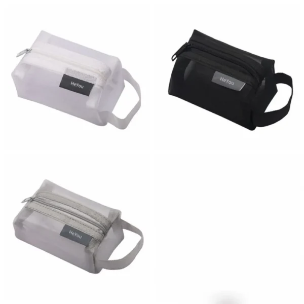 3pcs Portable Square Mesh Storage Bag