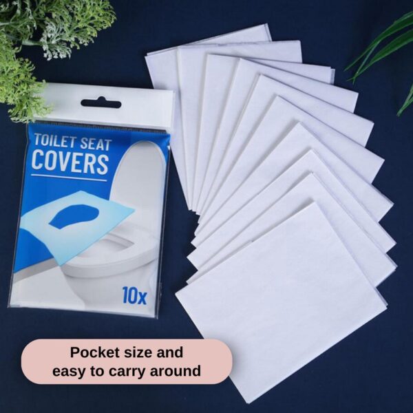 Pack Of 10 - Disposable Toilet Seat Covers